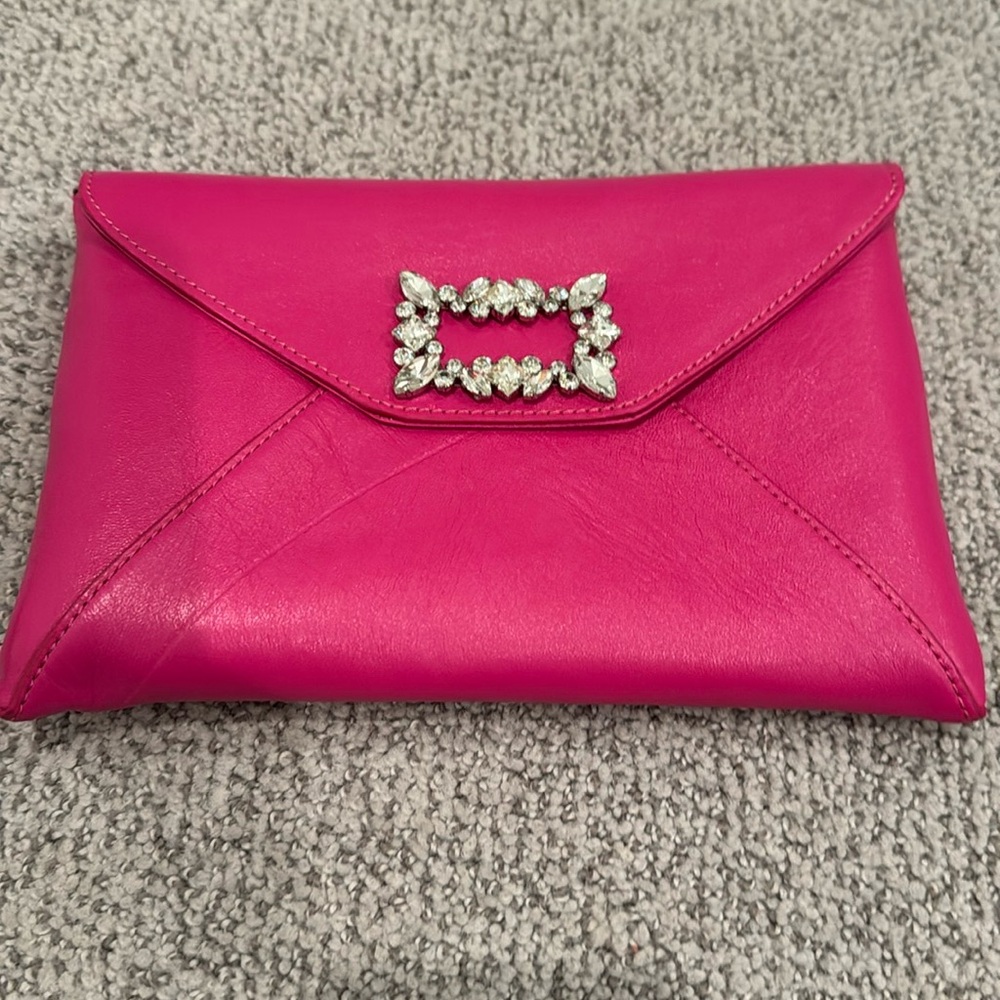 Never used hot pink Badgley Mischa envelope bag
